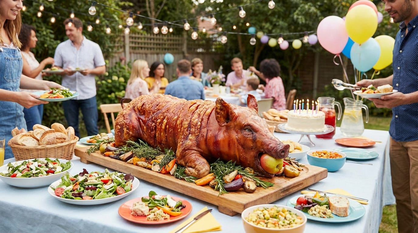 Catering chicago pig roast 01