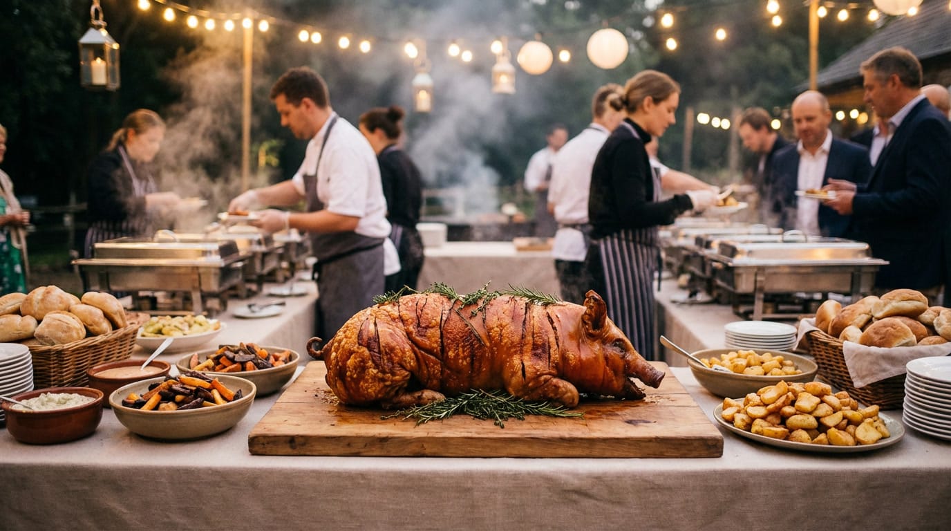 Catering chicago pig roast 02