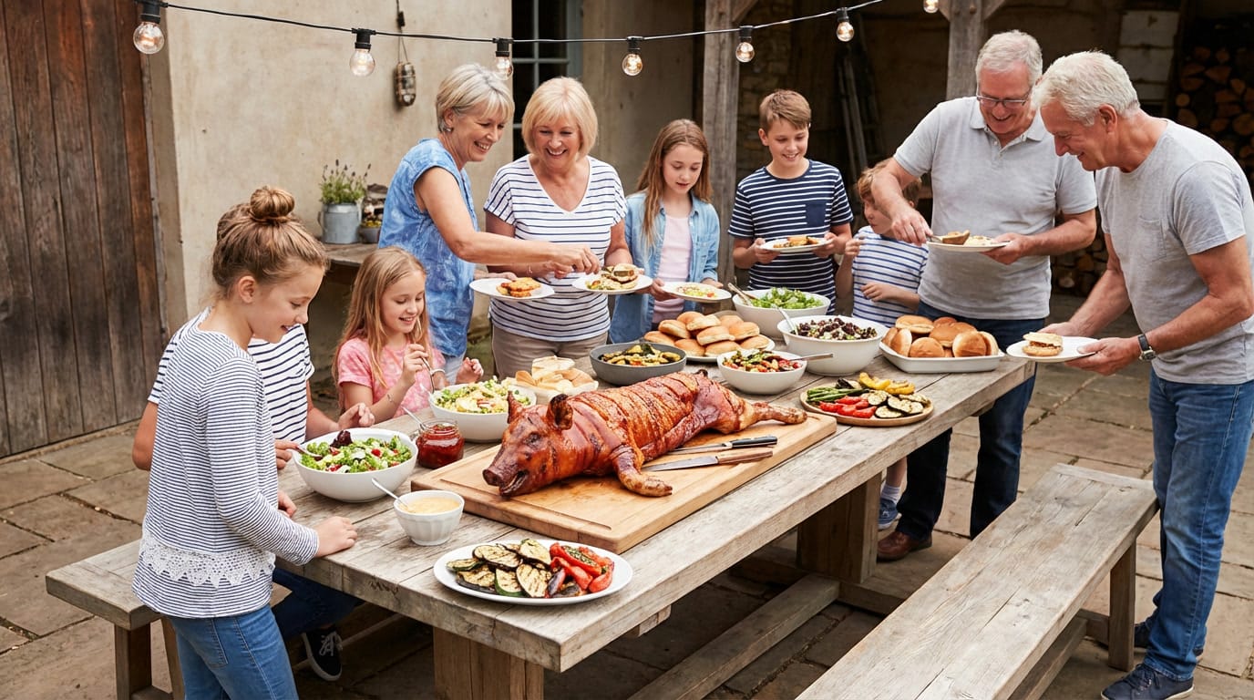 Catering chicago pig roast 05